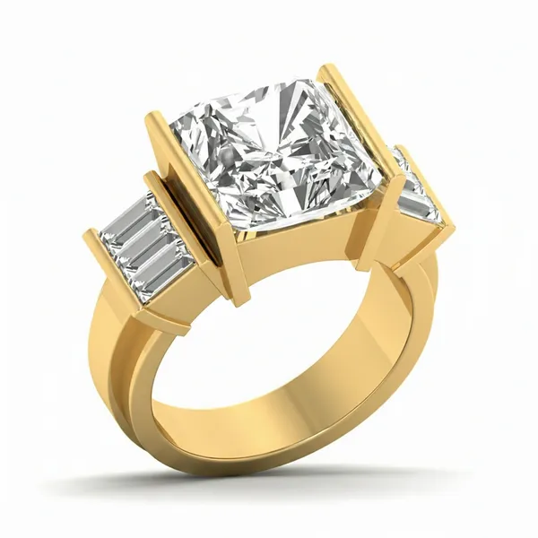 Precious Cocktail Diamond Ring - Laboratory-Grown Diamond Ladies Ring