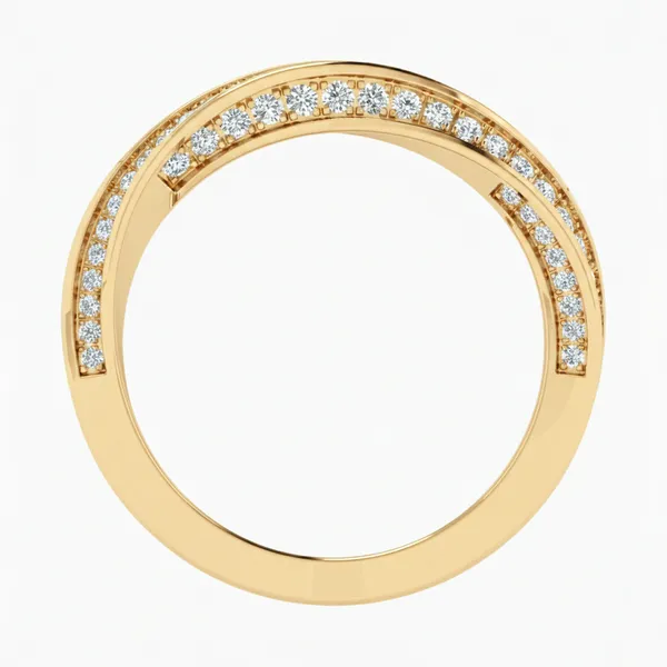 Serene Signet Diamond Ring - View 3