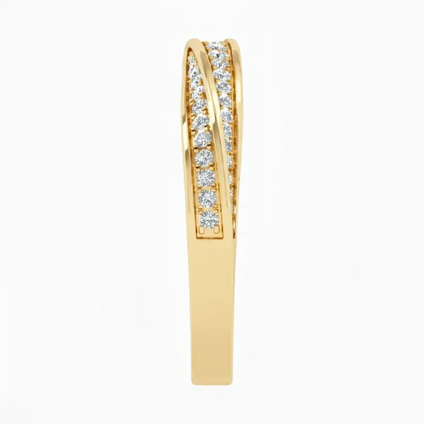 Serene Signet Diamond Ring - View 4