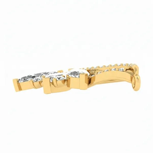 Graceful Auspicious Diamond Mangalsutra - View 3