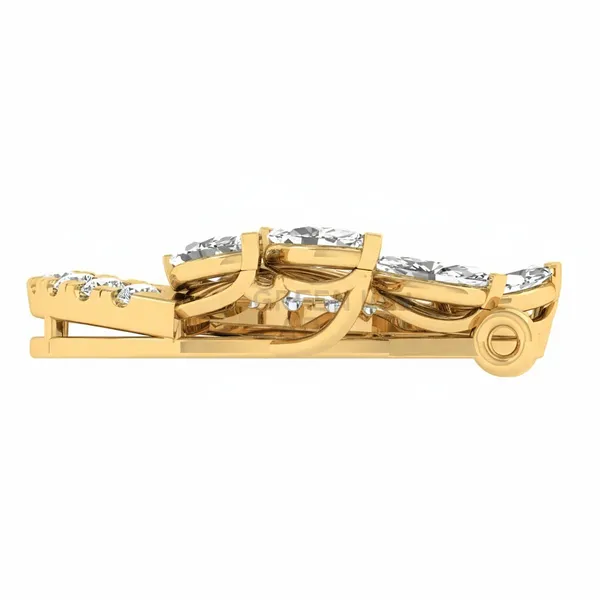 Magnificent Circle Diamond Pendant - View 7