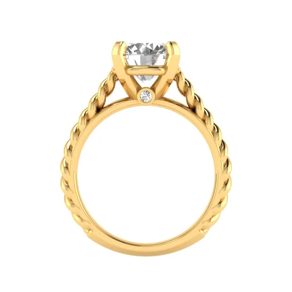 Chic Channel Diamond Ring - View 3
