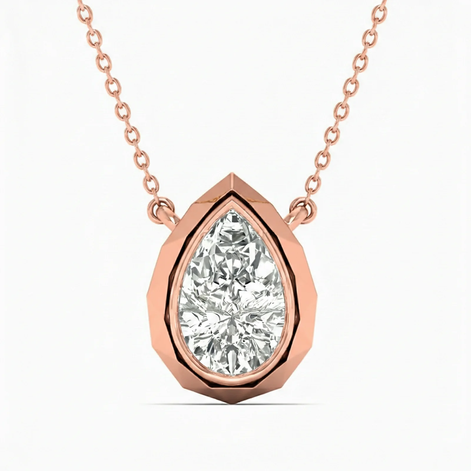Sleek Rope Diamond Necklace - Laboratory-Grown Diamond Necklace
