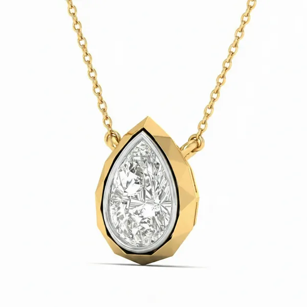 Sleek Rope Diamond Necklace - View 2