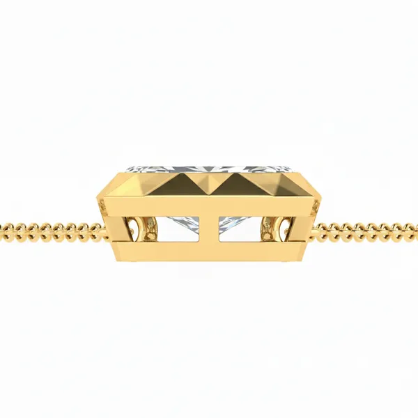 Sleek Rope Diamond Necklace - View 4