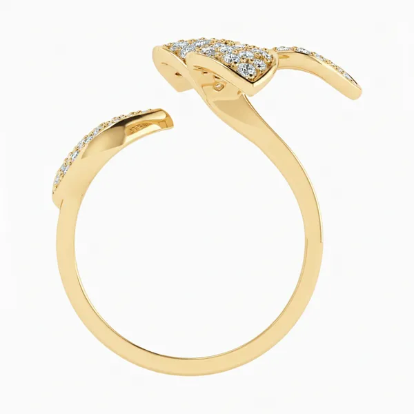 Vivid Tiara Diamond Ring - View 3