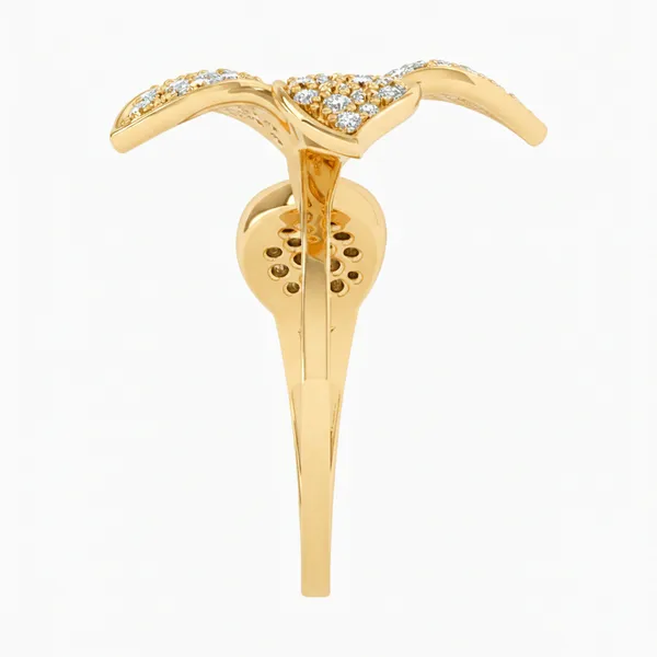 Vivid Tiara Diamond Ring - View 4