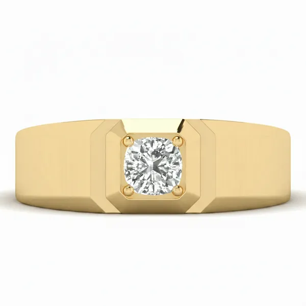 Harmonious Bezel Diamond Ring - View 2
