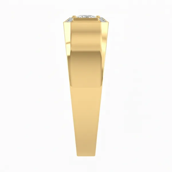 Harmonious Bezel Diamond Ring - View 4