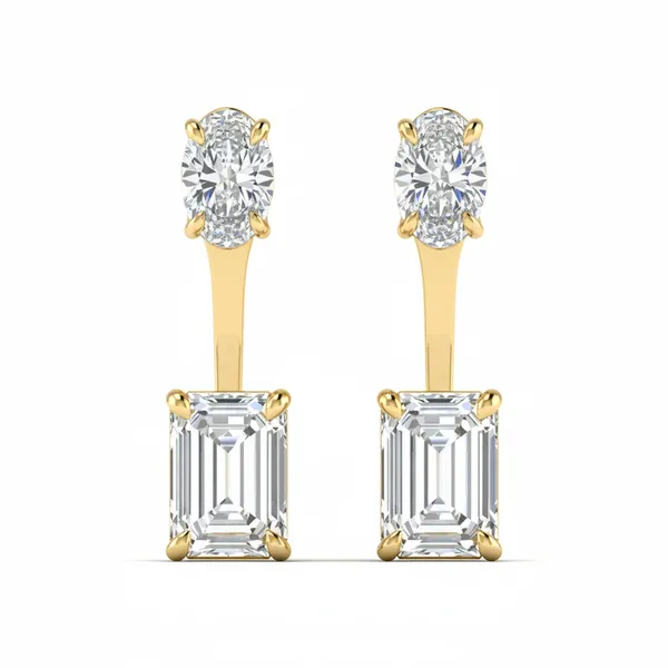 Estival Waterfall Diamond Studs - Laboratory-Grown Diamond Earrings