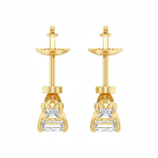 Estival Waterfall Diamond Studs - View 4