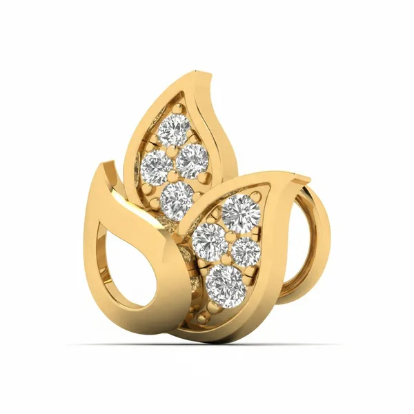 Celestial Halo Diamond Nosepin - View 2