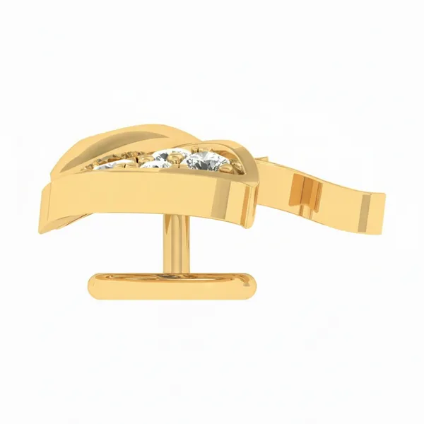 Celestial Halo Diamond Nosepin - View 3