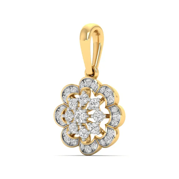 Luxurious Radiance Diamond Pendant - View 2