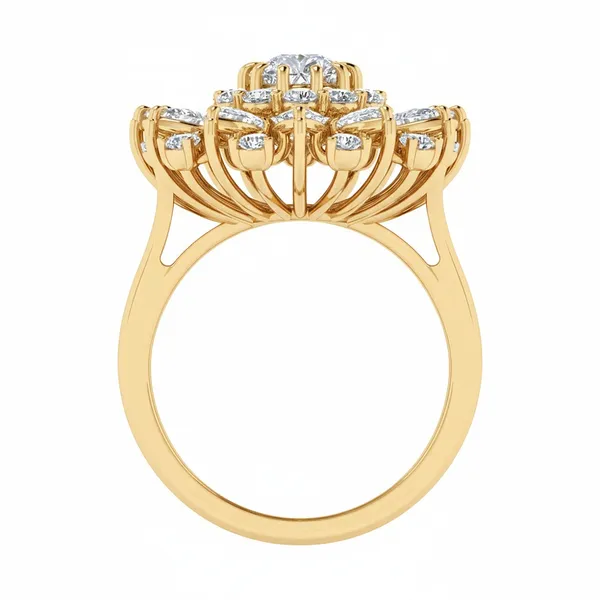 Timeless Crown Diamond Ring - View 3