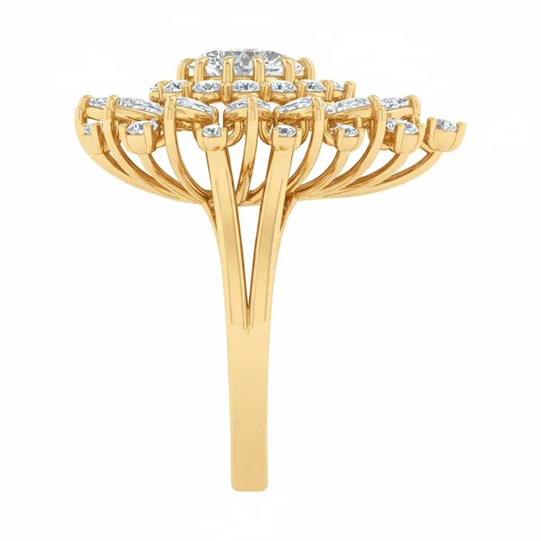 Timeless Crown Diamond Ring - View 4
