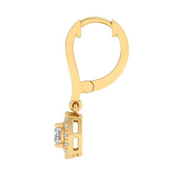 Thalia Linear Drop Earrings - View 3