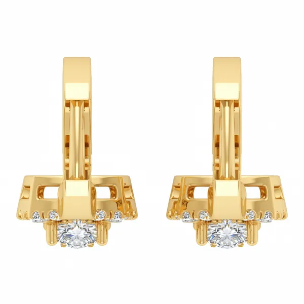 Thalia Linear Drop Earrings - View 4