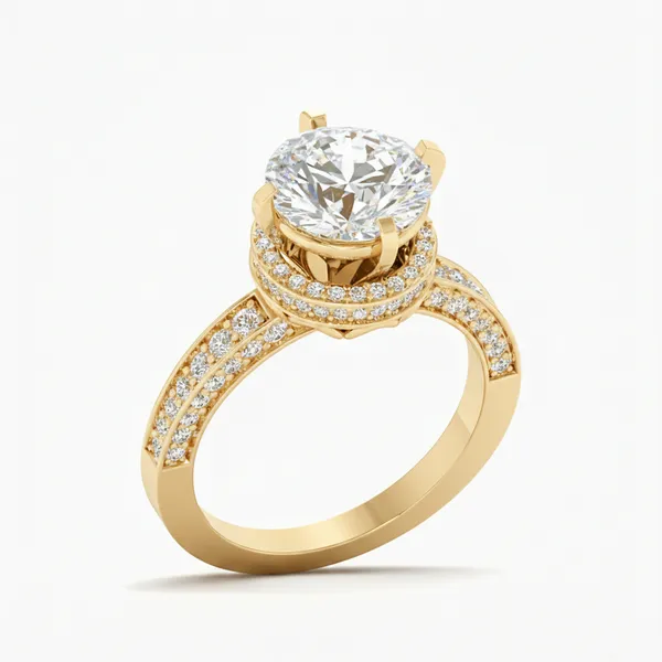 Celestial Brilliance Diamond Ring - Laboratory-Grown Diamond Ladies Ring
