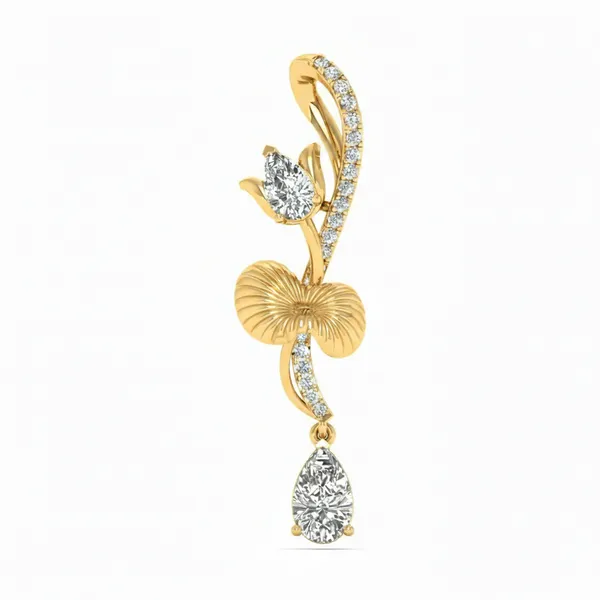 Ravishing Halo Diamond Pendant - Laboratory-Grown Diamond Pendant