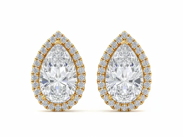 The Bellatrix Lantern Linear Drop Earrings - Laboratory-Grown Diamond Earrings