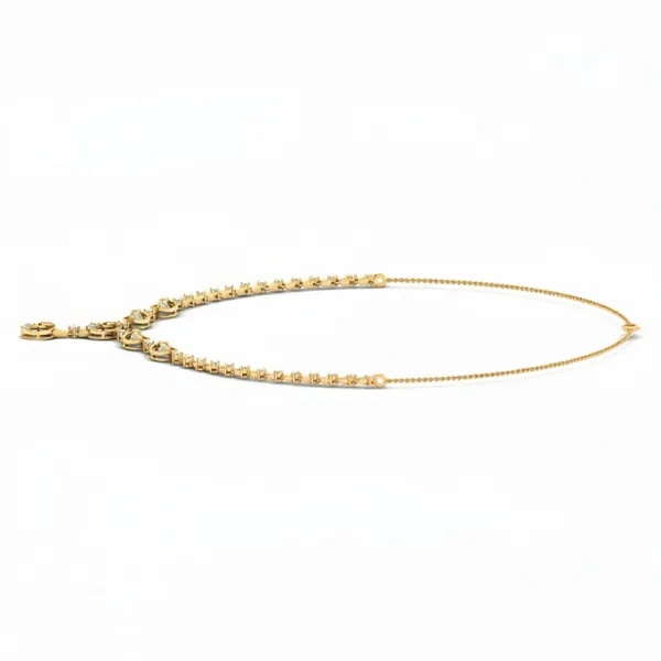 Shimmering Riviera Diamond Necklace - View 2