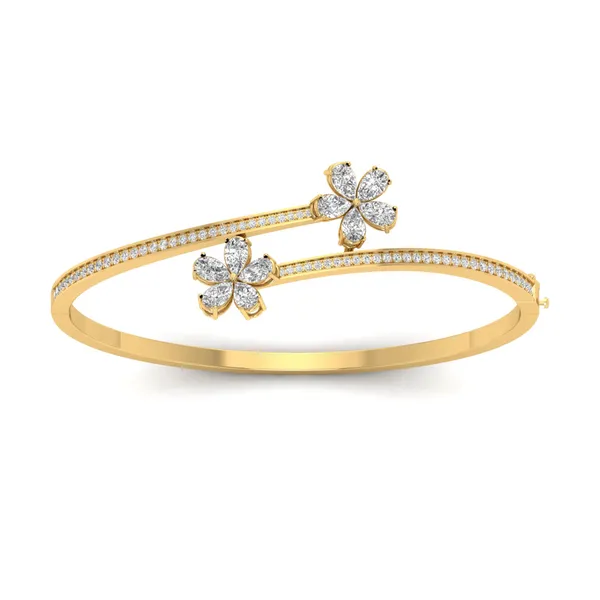 Dreamy Ribbon Diamond Bangle - Laboratory-Grown Diamond Bangle