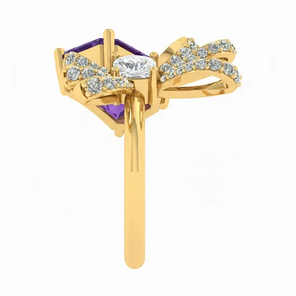 Serene Sovereign Diamond Ring - View 4