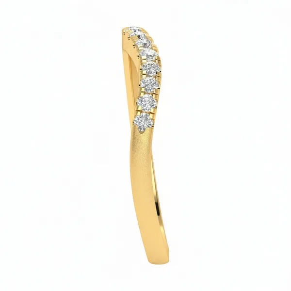 Vivid Cascade Diamond Ring - View 4