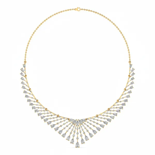 Bold Drop Diamond Necklace - Laboratory-Grown Diamond Necklace