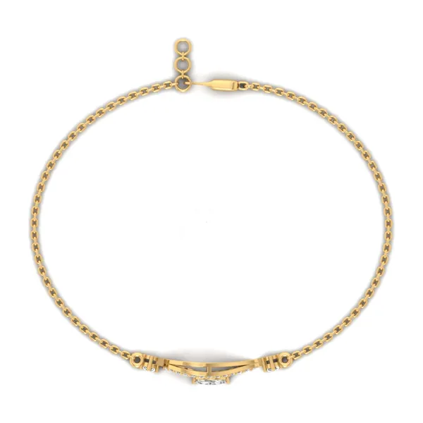 Lustrous Celestial Diamond Bracelet - View 3