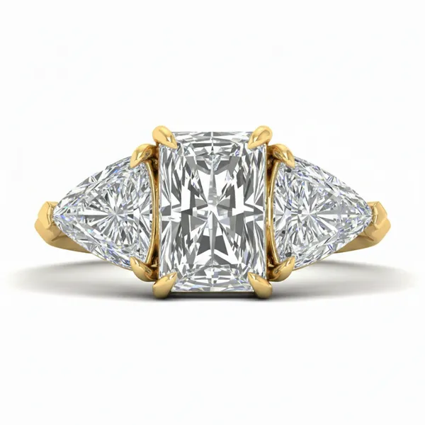 Vivid Accent Diamond Ring - View 2