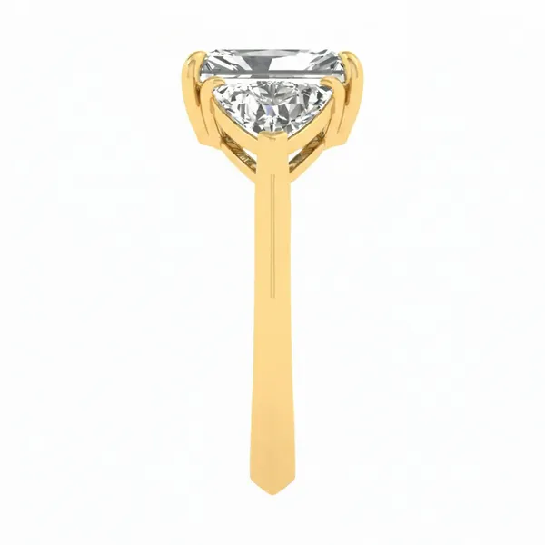 Vivid Accent Diamond Ring - View 4