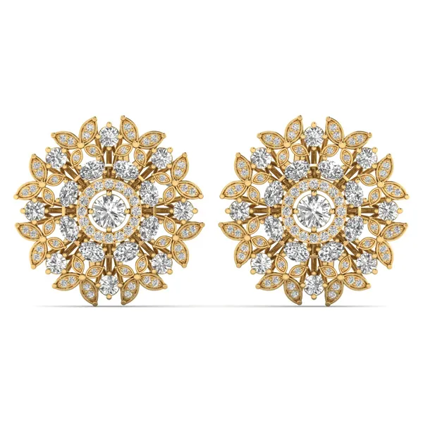 Kalinda Bow Chandelier Earrings - Laboratory-Grown Diamond Earrings