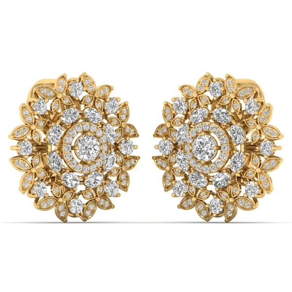 Kalinda Bow Chandelier Earrings - View 2