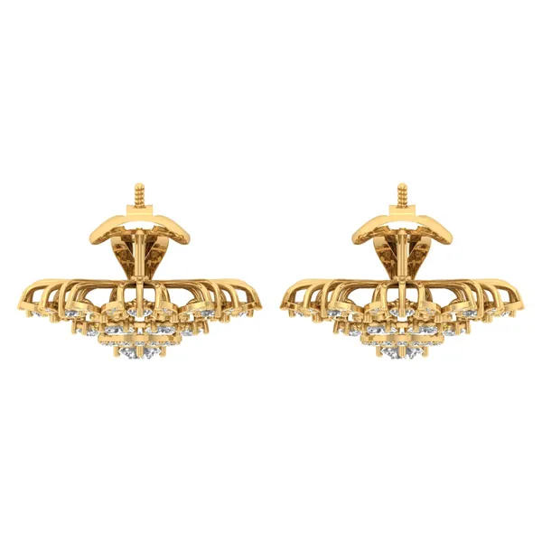 Kalinda Bow Chandelier Earrings - View 4