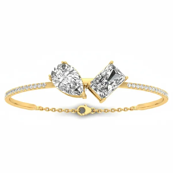 Vivid Crown Diamond Bangle - Laboratory-Grown Diamond Bangle