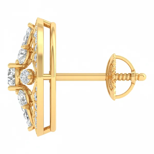 Paloma Dome Waterfall Earrings - View 3