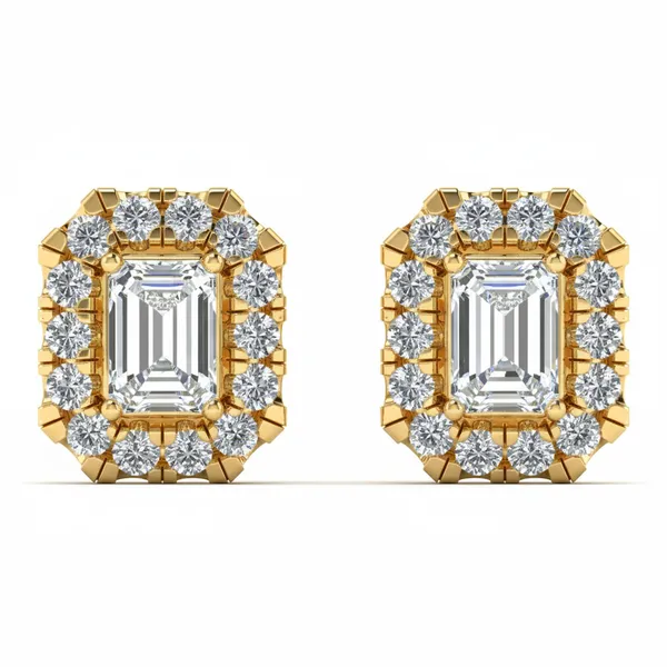 Toscana Cluster Earrings - Laboratory-Grown Diamond Earrings