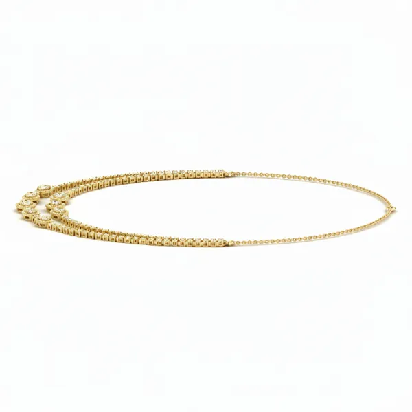 Imperial Riviera Diamond Necklace - View 2