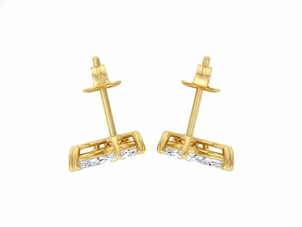 The Golconda Teardrop Cluster Earrings - View 4