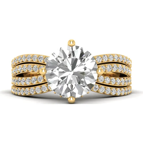 Glamorous Aurora Diamond Ring - View 2