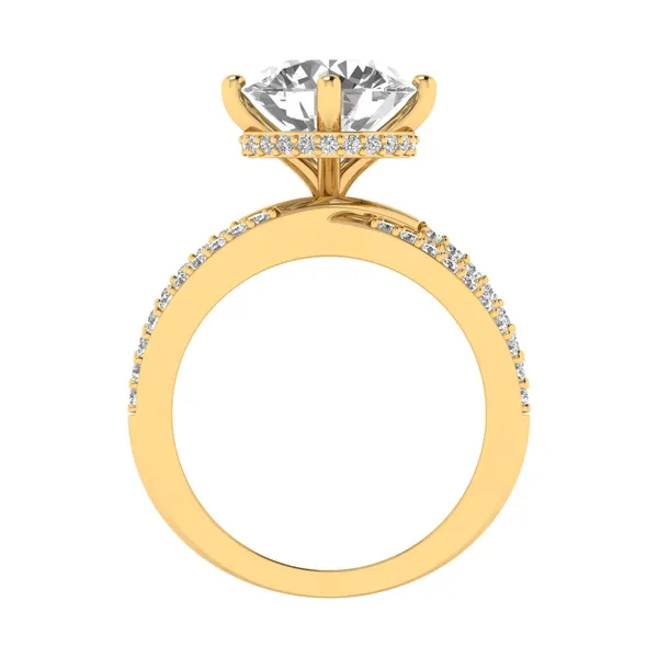 Glamorous Aurora Diamond Ring - View 3