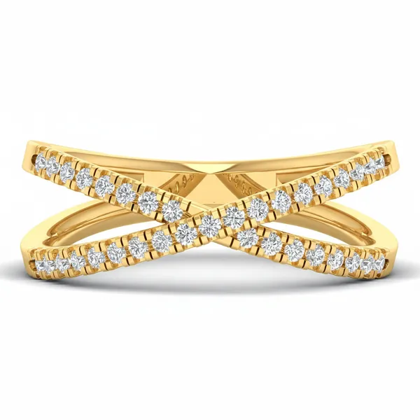 Harmonious Solitaire Diamond Ring - View 2
