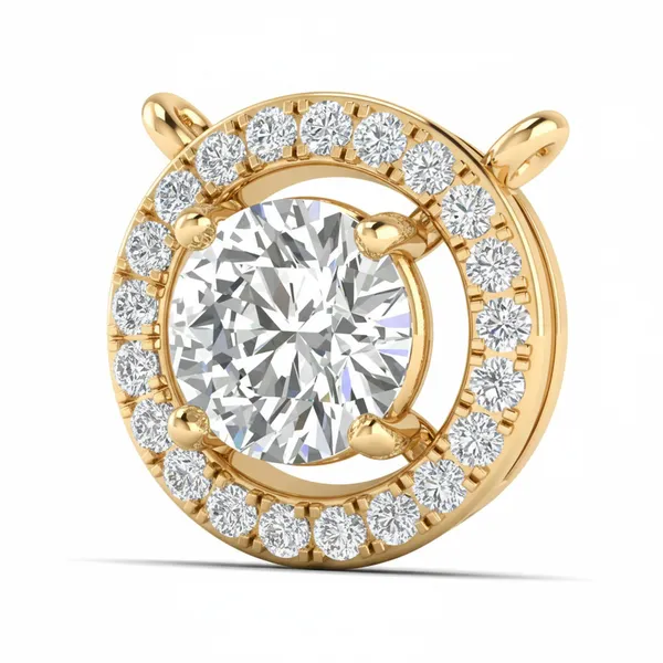 Splendid Pear Diamond Mangalsutra - View 2