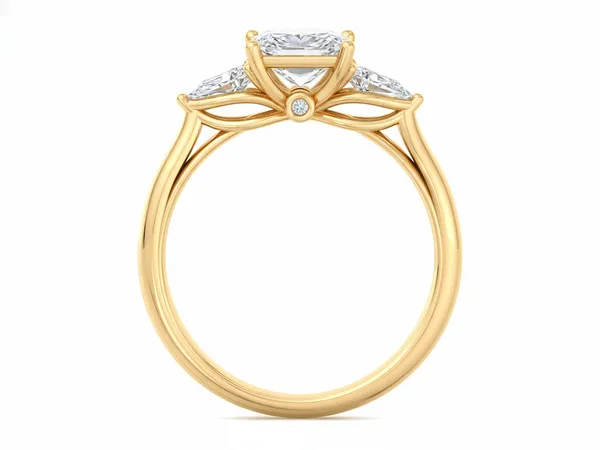 Exquisite Channel Diamond Ring - View 2