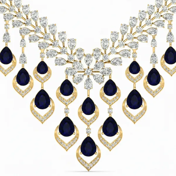 Majestic Luxe Diamond Necklace - View 4