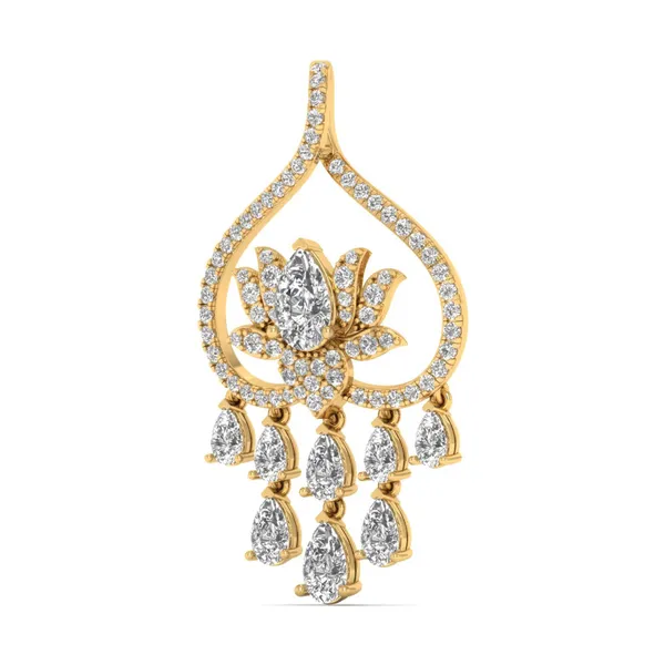 Ornate Ornate Diamond Pendant - View 2