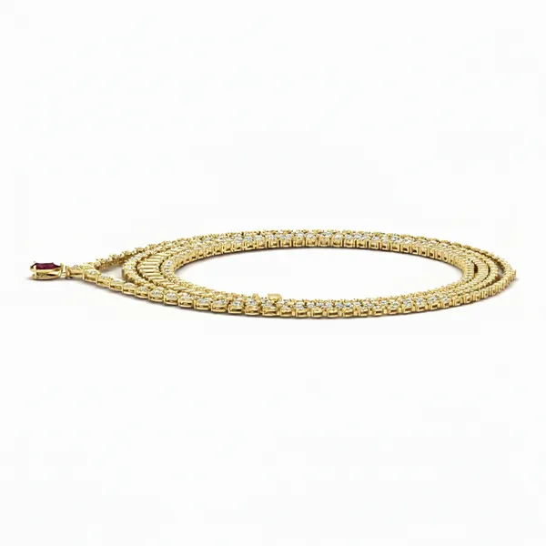 Captivating Fringe Diamond Necklace - View 2