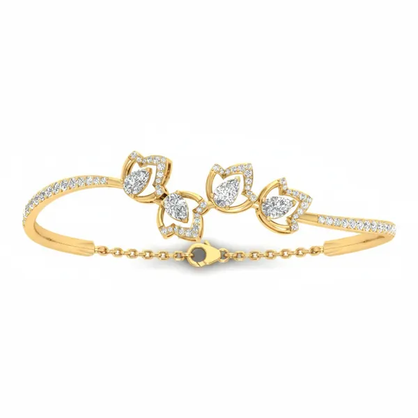 Dreamy Cluster Diamond Bangle - Laboratory-Grown Diamond Bangle